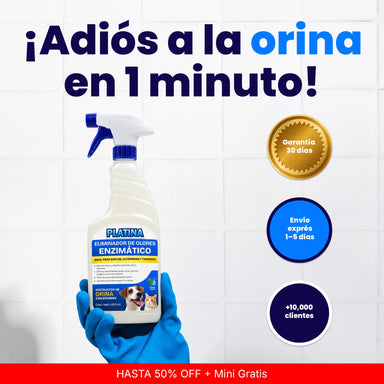 Limpiador Enzimático Eliminador de Olores de Orina en Spray - 650 ml
